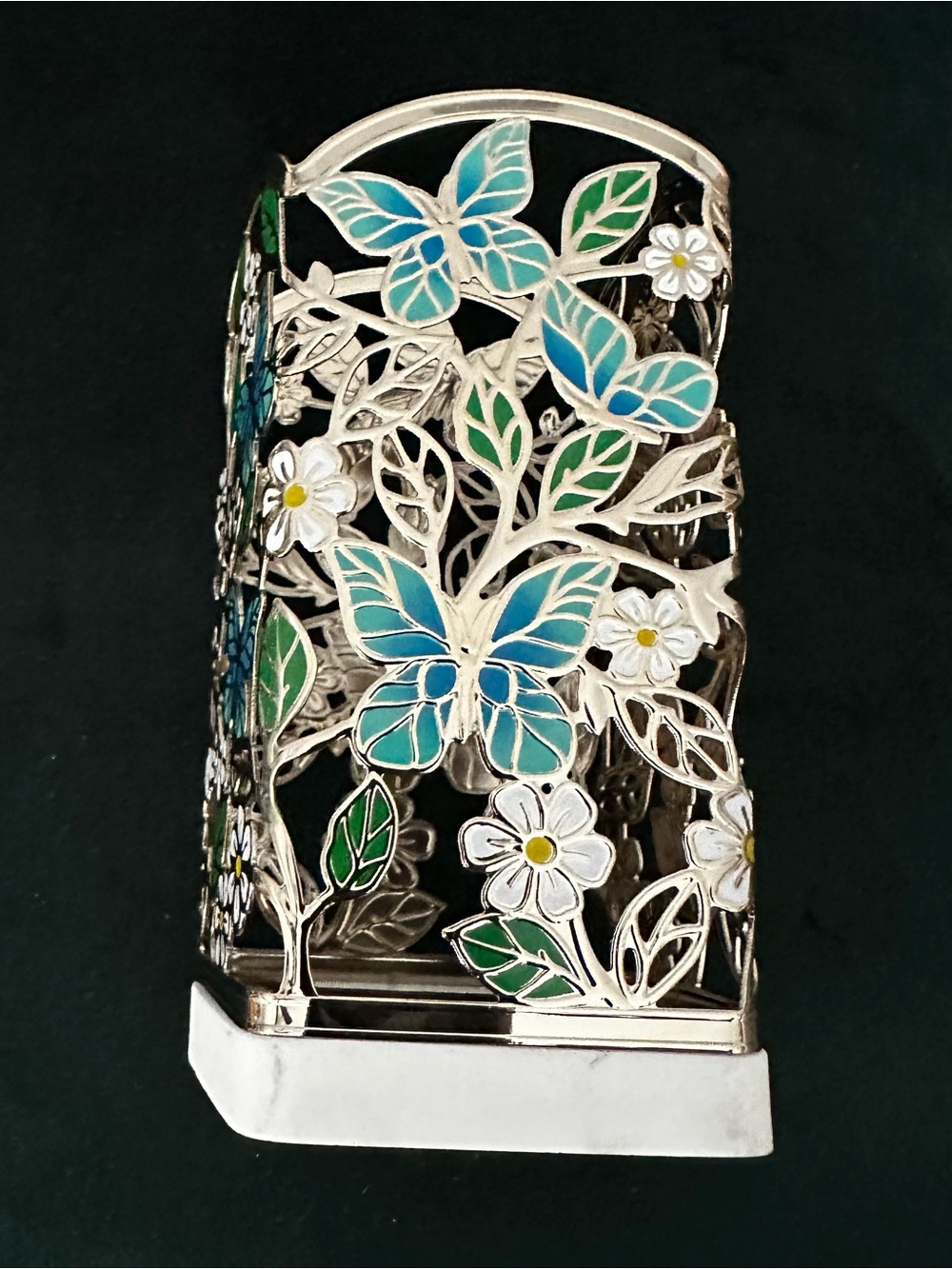 Bath & Body Works Butterfly & Floral Soap Holder - Picture 3 of 4